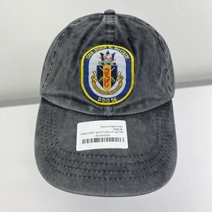 USS John McCain DDG 56 U.S. Navy Hat Adjustable Back Baseball Cap Hat Black OB - Picture 1 of 7