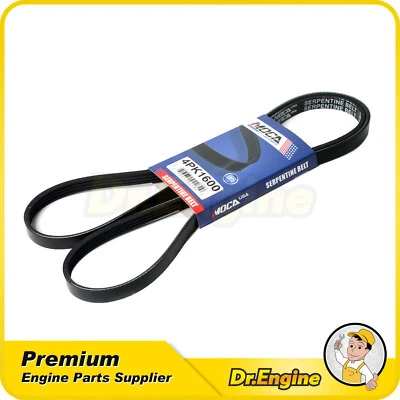 Cinturón serpentino EPDM para 13-14 Acura ILX 06-15 Honda Civic 4PK1600 Foto 1 de 4