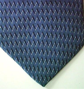 Nautica Men's Silk Geometric Neck Tie Blue Multi Wide 3 7/8" x 59" - Picture 1 of 3