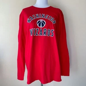 Washington Wizards NBA Long Sleeve Shirt Mens Size Large Red Basketball Fan Gift - Picture 1 of 6