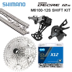 Shimano Deore M6100 1x12 Speed Groupset M6100 Drivetrain MTB Shifter Derailleur - Picture 1 of 11