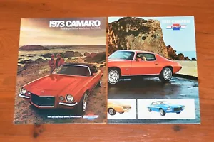 Original 1973 Chevrolet Chevy Camaro Dealer Sales Brochure LT Z28 Rally Sport - Picture 1 of 6
