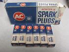 Nos Ac R46t Spark Plugs 70 71 72 73 74 6 Cyl Chevy 5613357 Set Of 6