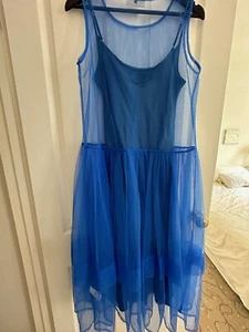 Molly Goddard Blue Tulle Dress, Size 10, Great Condition, Only Worn Once - Picture 1 of 5