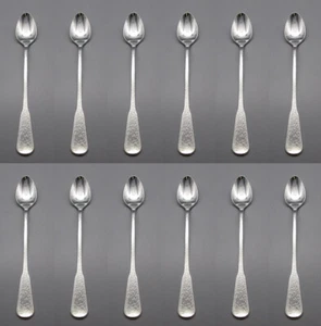 Oneida Silverplate First Colony 1975 Iced Beverage Spoons - Set of Twelve NOS - Picture 1 of 3