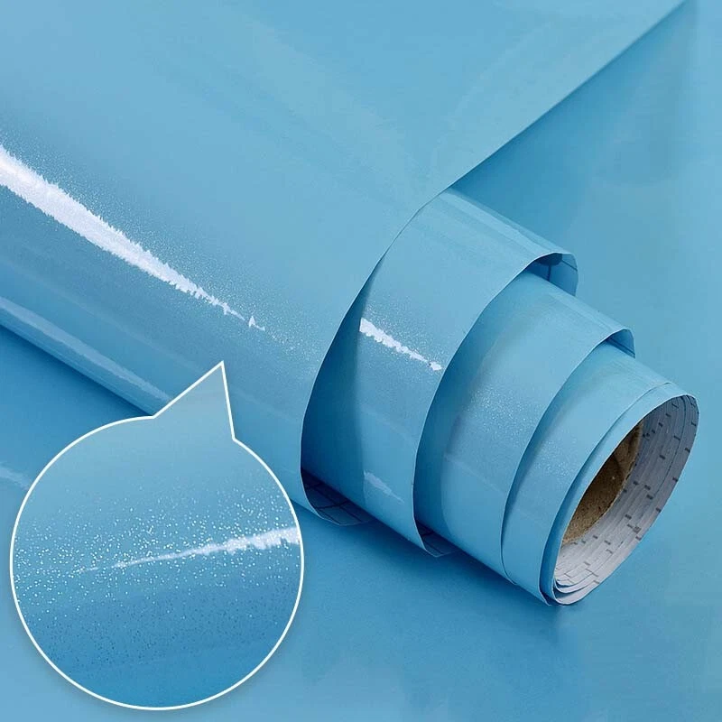 Bright Color Self Adhesive Wallpaper PVC For Bathroom Countertop 60cm x10m - Image 1 of 1