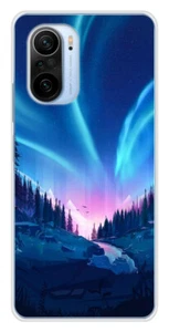 Coque en silicone imprimée compatible Xiaomi Poco F3 Poco F3 Pro Tombée de nuit - Foto 1 di 3