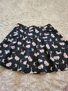 Rick and Morty Womens Circle Skirt Space Void Cats With Pockets XL