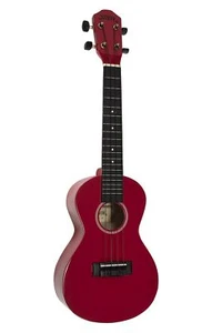 Concert Ukulele Red, Noire, Baton Rouge, Clearance - Picture 1 of 5