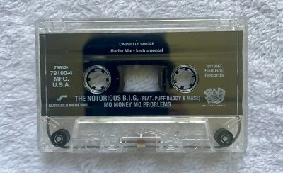NOTORIOUS BIG Mo Money Mo Problems cassette single 1997 Puff Daddy Mase Bad Boy Foto 1 de 4