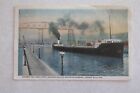 b238 Vintage postcard Steamer ship William Corey Duluth Superior Harbor coal ore
