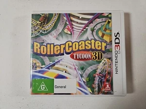 Consola Roller Coaster Tycoon 3D Nintendo 3DS PAL - Solo estuche y manual - Sin juego - Imagen 1 de 3