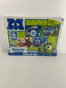 Disney Pixar Monsters University jigsaw puzzle four in one 3+ 30 pieces - Picture 1 of 5