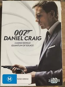 DVD: 007 Daniel Craig - Casino Royale + Quantum Of Solace (2 Movies + Extras) - Picture 1 of 2