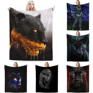 Black Panther Series Blanket, Nap Blanket, Sofa, Air Conditioning Blanket - Picture 1 of 15