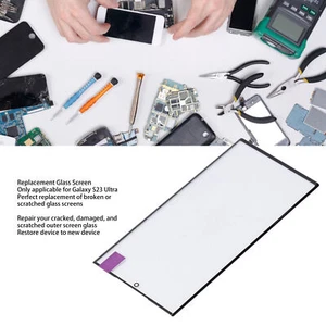 2x Original Screen Replace For S23 Ultra Front Outer Lens Glass Screen Repair RE - Picture 1 of 12