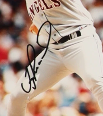 Foto 8x10 firmada por Troy Percival de los Ángeles Angeles Angels (certificada por Beckett-A Global) Foto 1 de 4
