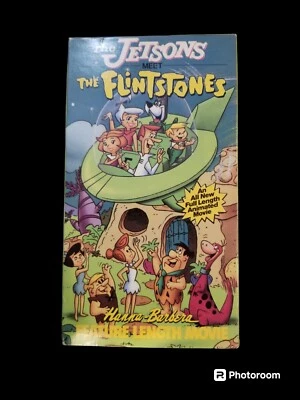 Jetsons Meet The Flintstones VHS Video Hanna Barbera Feature Length Movie 1989 - Image 1 of 2