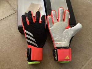 GUANTES PORTERO DE COMPETICIÓN ADIDAS PREDATOR GL NUEVOS CON ETIQUETAS TALLA 8 NEGRO ROJO - Imagen 1 de 4