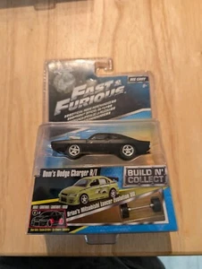 2016 jada toys Diecast 1:64 Car Fast & Furious dom's black dodge charger rt - Picture 1 of 7