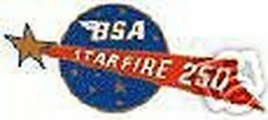 BSA Starfire 250 varnish transfer NOS decal 1969 single - Picture 1 of 1