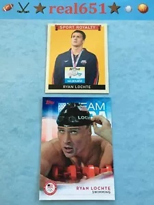 Lotto 2007~2016 RYAN LOCHTE Goudey Sport Royalty Mini #SR-RL Topps 50 USA nuoto - Foto 1 di 6
