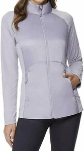 32 DEGREES LADIES LIGHTWEIGHT MIXED MEDIA JACKET LAVENDER XXL DUSTY PURPLE NEW - Picture 1 of 5