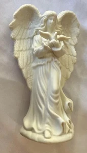  Angel holding dove Figurine Spiritual Tabletop Statue decoration sculpture  - Picture 1 of 5