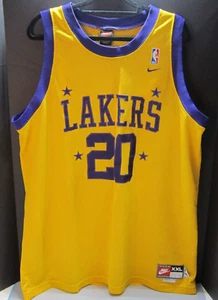 Camiseta deportiva #20 de los L.A. Lakers Gary Payton #20 Nike talla XXL larga +2 - Imagen 1 de 4