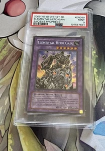 Yu-Gi-Ho 2009! PSA 9 MINT Elemental Hero Gaia ANPR-EN099 1st Edition Yugioh - Bild 1 von 2