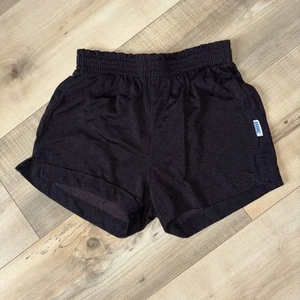 Vintage Bike Youth Athletic Shorts Size Large Nylon/Cotton Black USA Made - Picture 1 of 6