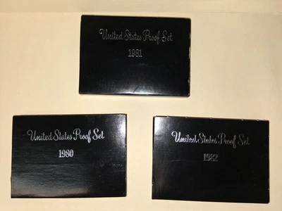 United States Proof Set Lot — 1980, 1981, 1982 —OGP - Image 1 of 4