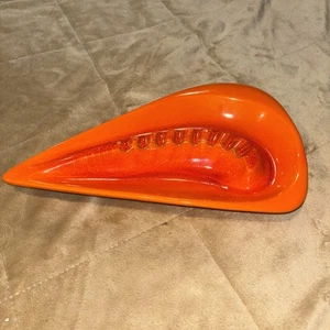 VINTAGE MCM ROYAL HAEGER ORANGE ASHTRAY # 154 - Picture 1 of 13