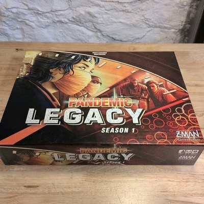 Pandemic Legacy Season 1 Board Game By Z-man Games Red Edition (Read Details) - Image 1 of 4