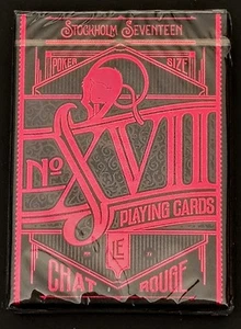 N.17 Mazzo di Carte da Gioco Le Chat Rouge No XVII Stoccolma 17 Numerato Nuovo Sigillato - Foto 1 di 3