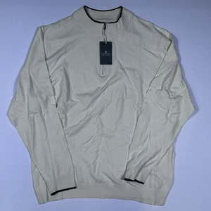 $125 Nuevo Suéter GENTEAL Mattson Para Hombre Talla X-Grande XL L/S Cuello Simulado 1/4 Cremallera - Imagen 1 de 6
