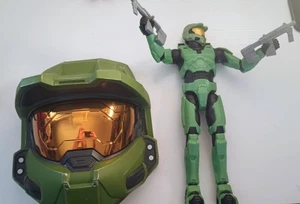 Halo 12" Master Chief mit Duell SMS und Halo Halb Halloween Maske - Bild 1 von 6