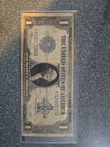 1923 $1 Silver Certificate • Horse Blanket Note • Circulated - Picture 1 of 8