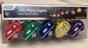 Nuevo remolque de viaje retro Camco RV luces de fiesta cámper toldo camping paquete de 10 - Imagen 1 de 3