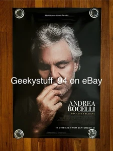 Póster de la película teatral Andrea Bocelli SS 27x40 - Imagen 1 de 10