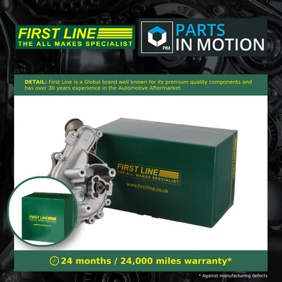 Water Pump fits FORD TRANSIT CUSTOM V362 TDCi 2.2D 2012 on Coolant Firstline New - Image 1 of 4