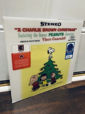A CHARLIE BROWN CHRISTMAS LP SNOWFLAKE PICTURE DISC LENTICULAR EDITION 2020 New - Image 1 of 2
