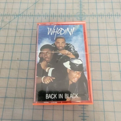 Whodini  Back in Black 1986 Cassette Arista Records Zomba Prod Tested Nice Shape - Image 1 of 3