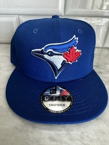 New Era 9Fifty Men Women Cap MLB Toronto Blue Jays Basic Royal Blue Snapback Hat - Picture 1 of 4