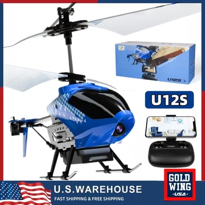 New U12S Cheerwing Mini RC Helicopter 2.4Ghz Remote Control Toys Gifts for Kids - Image 1 of 4
