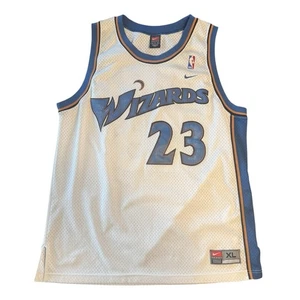 Camiseta vintage Nike Jordan Wizards #23 XL hecha en Corea - auténtica retroceso - Imagen 1 de 10