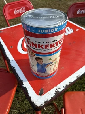 Vintage SEALED Tinker Toy Construction Set Wooden Building Blocks - Image 1 of 3