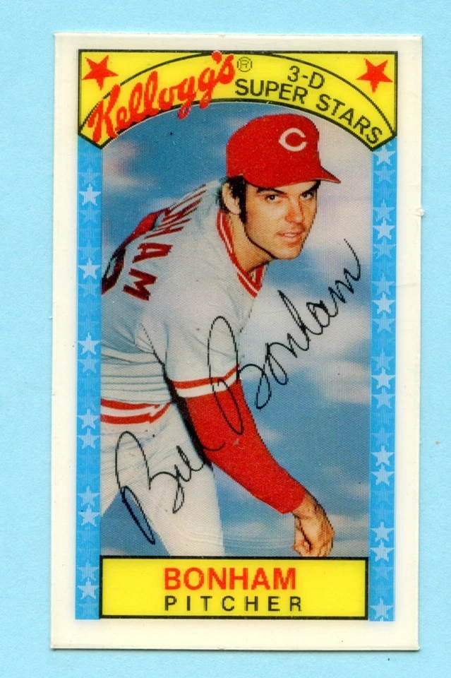 1979 Kelloggs Baseball # 31 Bill Bonham - Box 704 - Image 1 of 1