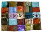 India Vintage Silk Recycled Sari Scarves Stoles Wraps Scarf Wholesale Lot 50 Pc