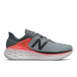 New Balance Fresh Foam More Running Shoes Gray Neo Flame MMORGR2 Men Size 13D - Picture 1 of 5